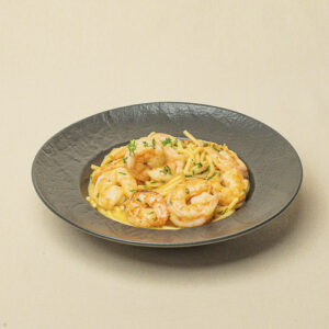 Espagueti con Camarones